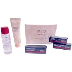 6 Piece Shiseido Travel /Trial Size Make Up & Skin Care Beauty Products